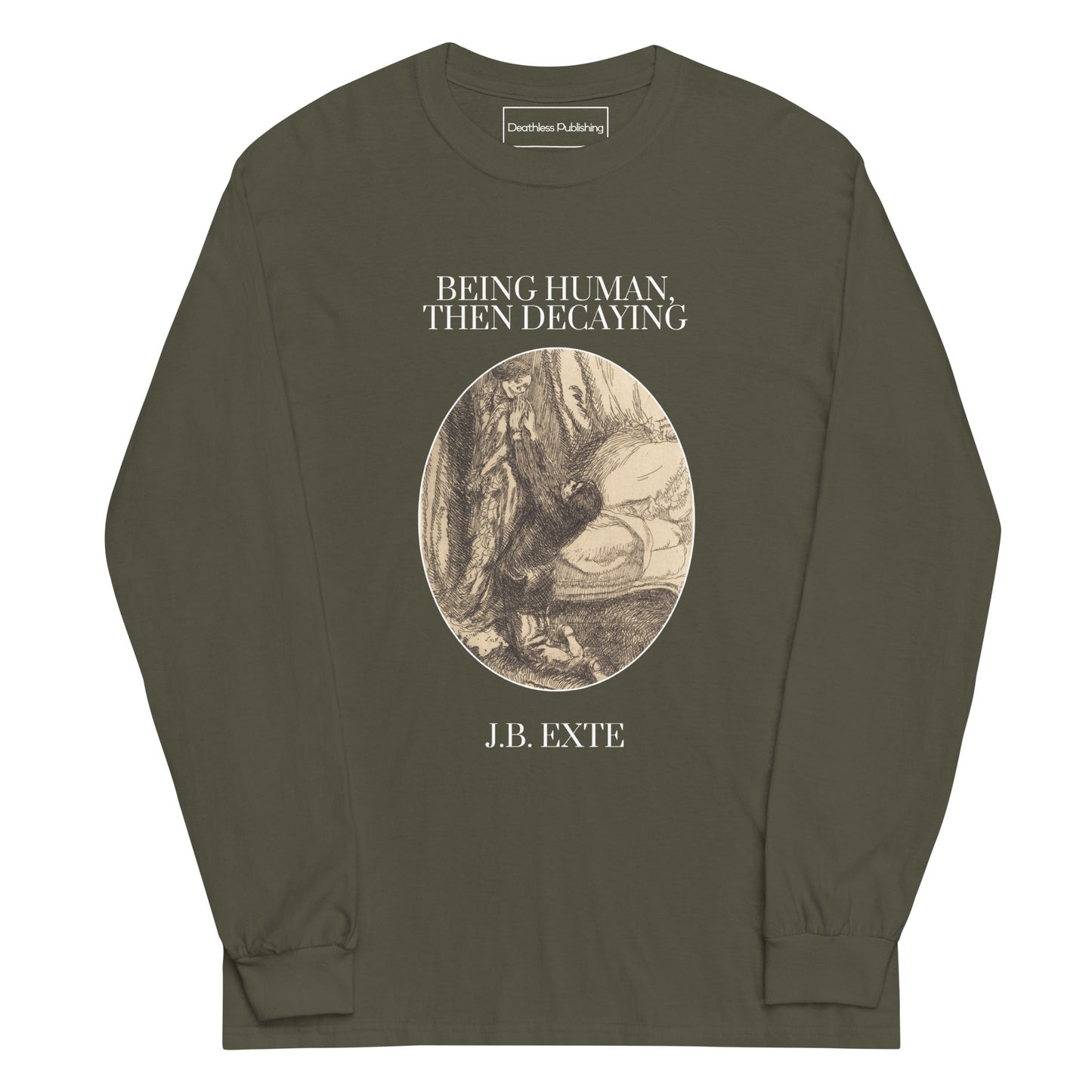 Book Cover Long-Sleeve - Being Human, Then Decaying