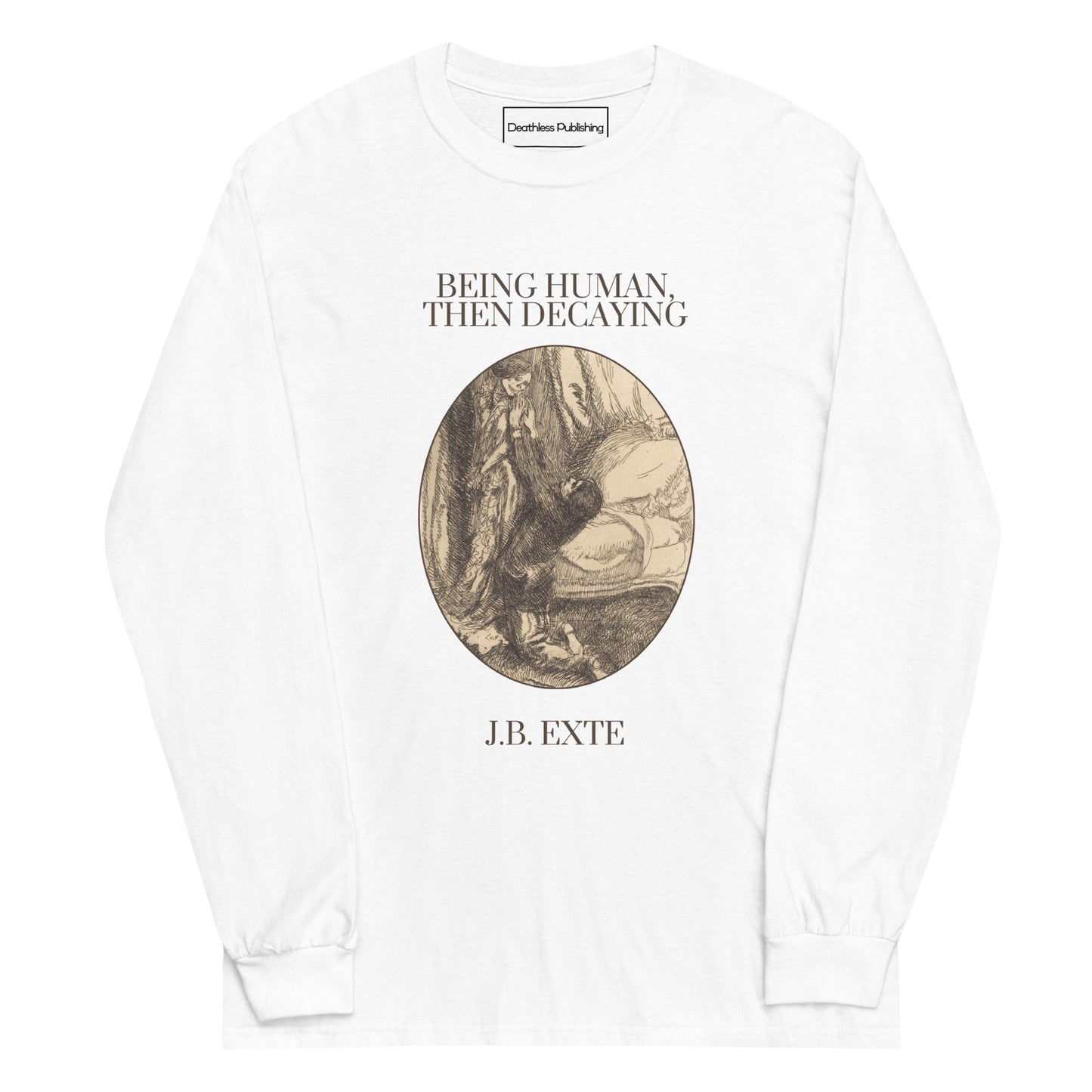 Book Cover Long-Sleeve - Being Human, Then Decaying