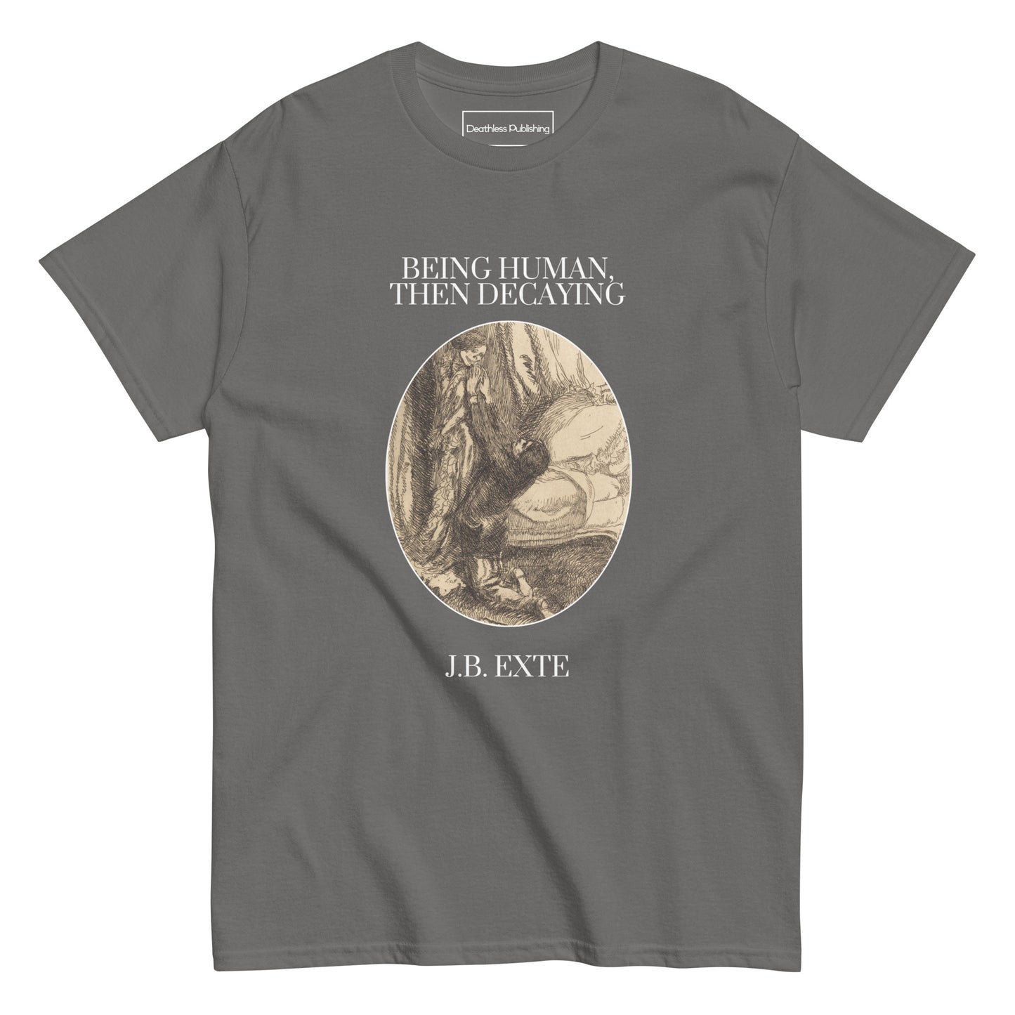 Book Cover Tee - Being Human, Then Decaying