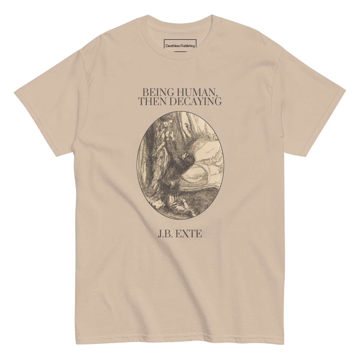Book Cover Tee - Being Human, Then Decaying